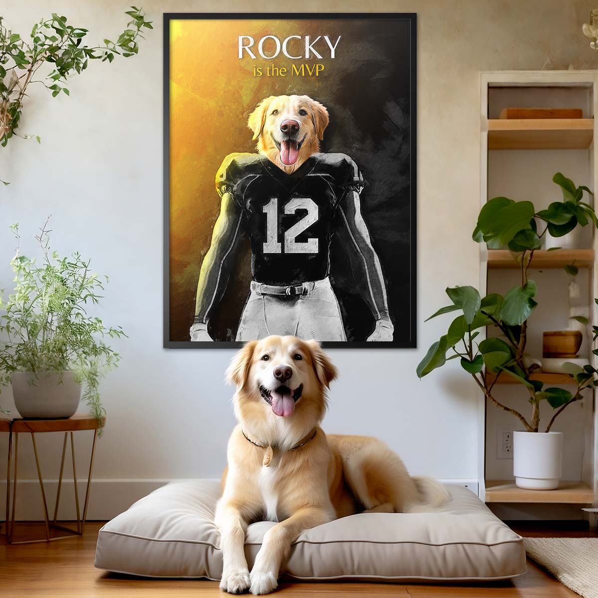 Las Vegas - Football Pet Portrait