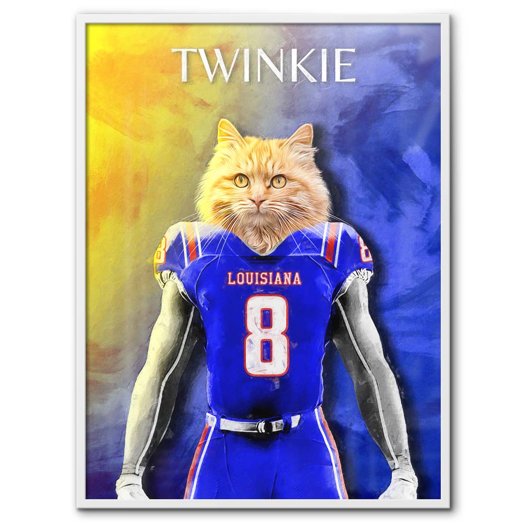 Louisiana (Tech) - Football Pet Portrait