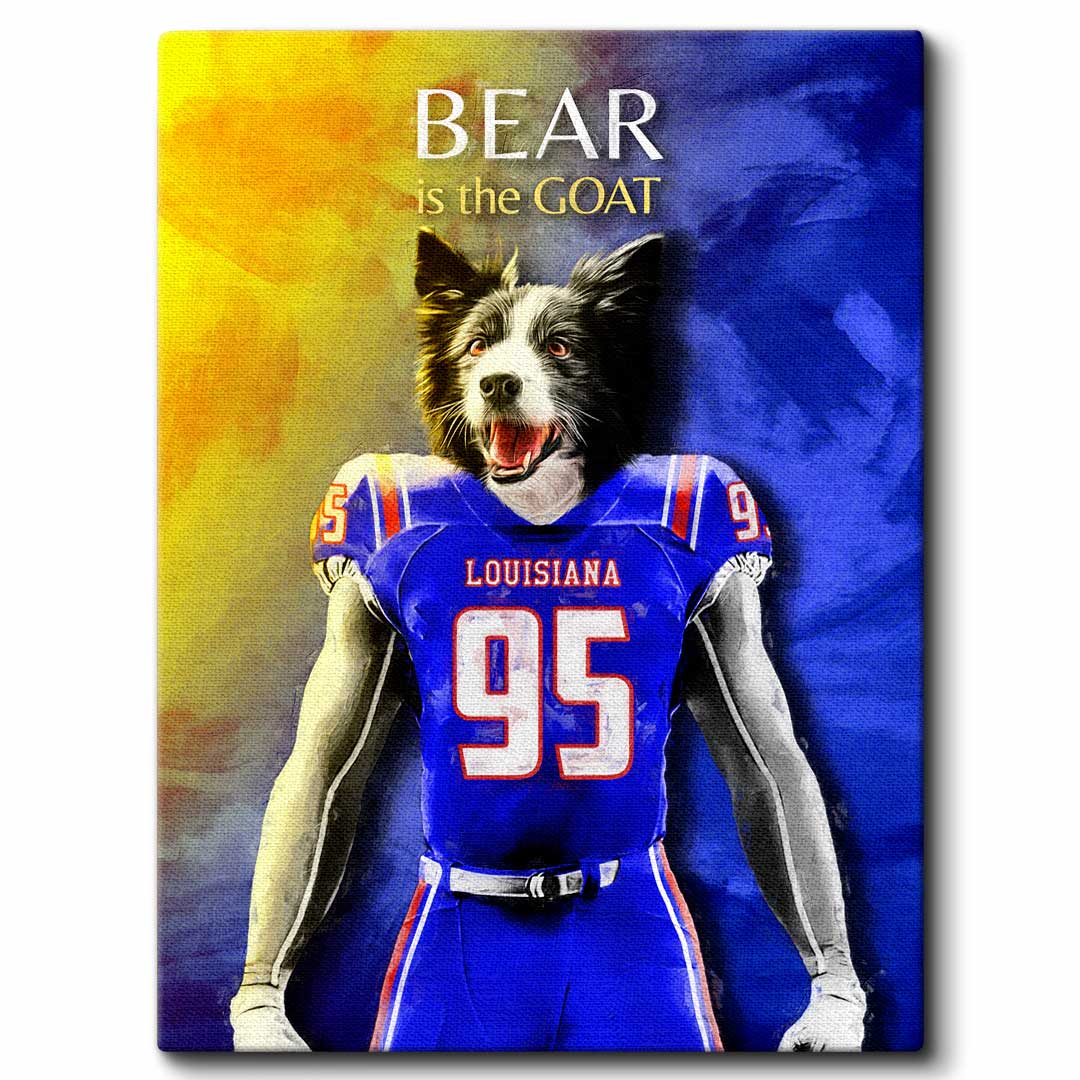 Louisiana (Tech) - Football Pet Portrait