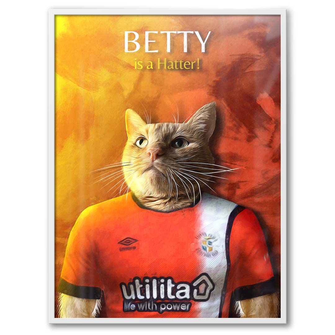 Luton - Football Pet Portrait