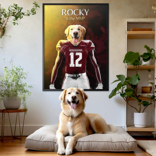 Mississippi State - Football Pet Portrait