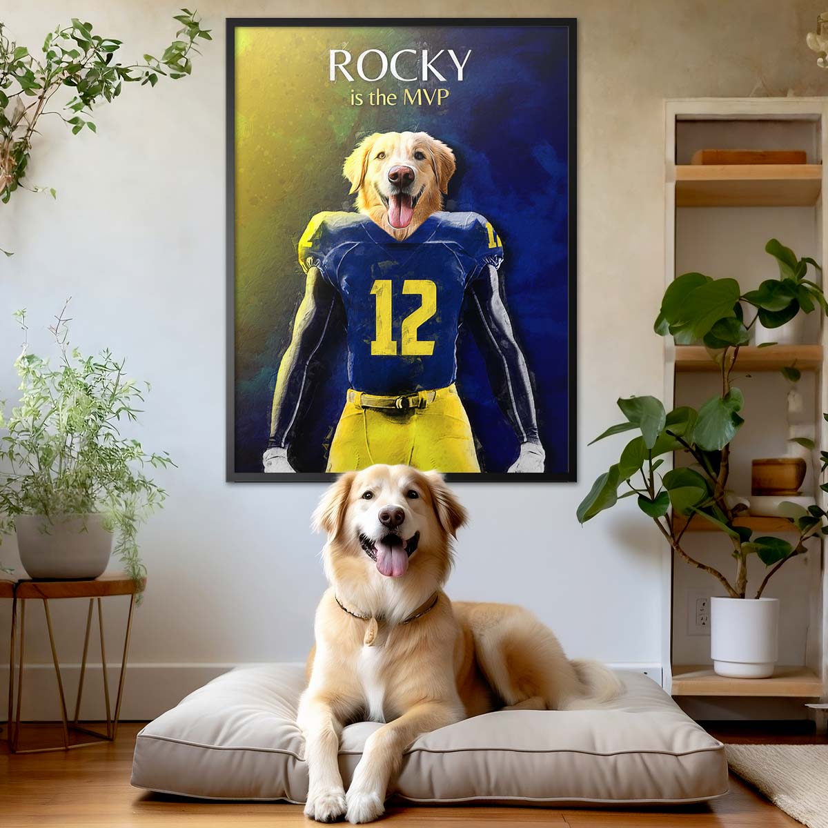 Michigan - Football Pet Portrait