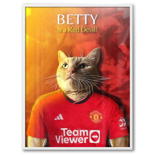 Manchester (Old Trafford) - Football Pet Portrait