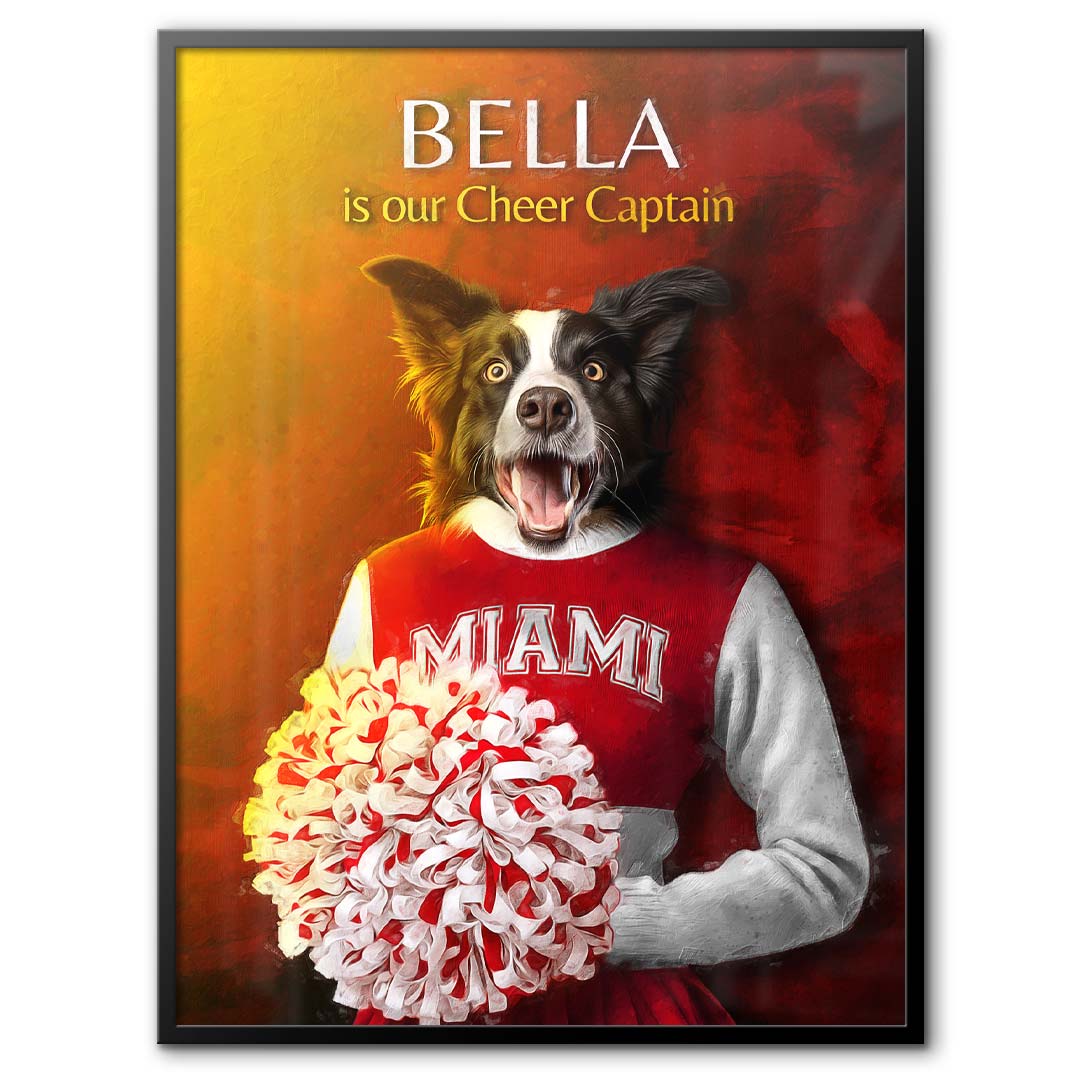 Miami (Ohio) - Cheerleader Pet Portrait