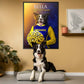 Michigan - Cheerleader Pet Portrait