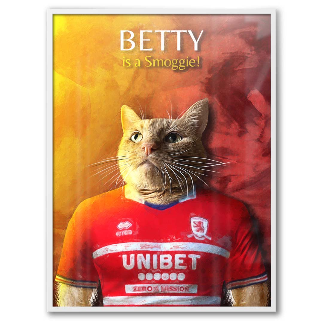 Middlesbrough - Football Pet Portrait