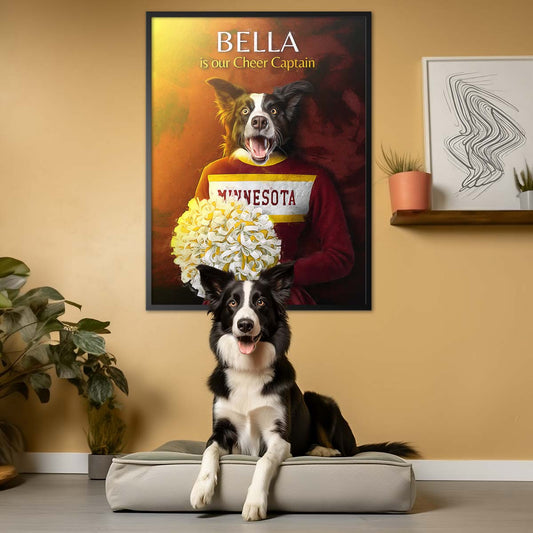 Minnesota - Cheerleader Pet Portrait