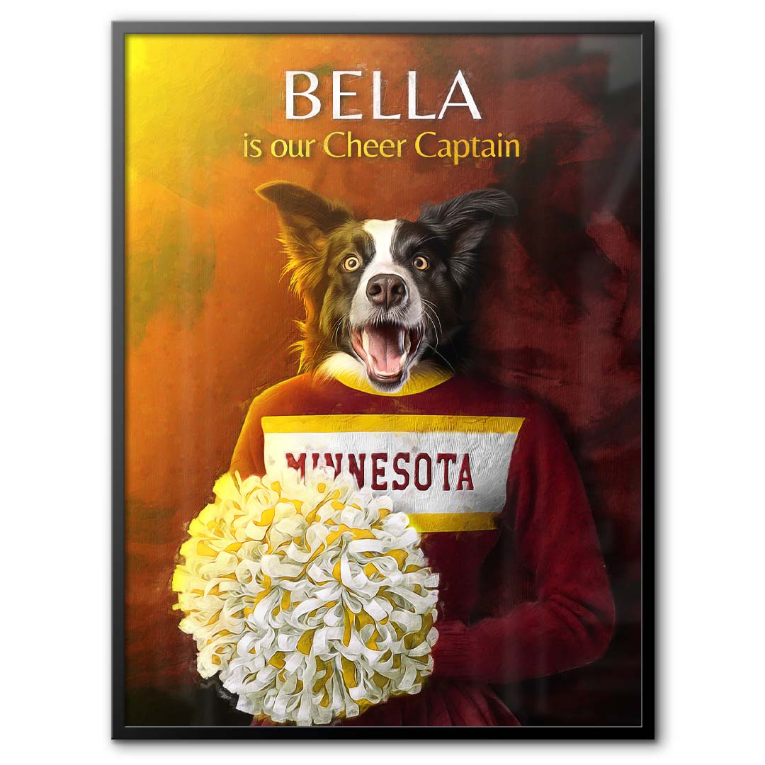 Minnesota - Cheerleader Pet Portrait