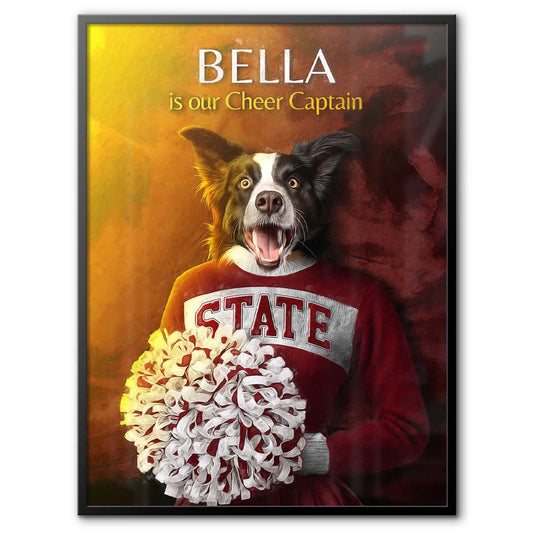 Mississippi State - Cheerleader Pet Portrait