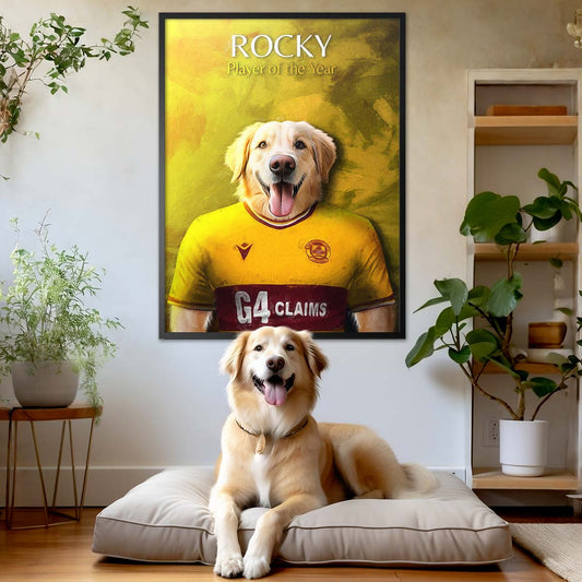 Motherwell - Football Pet Portrait