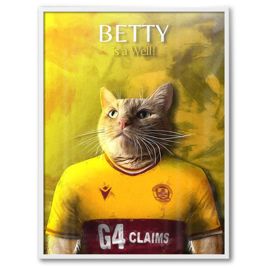 Motherwell - Football Pet Portrait