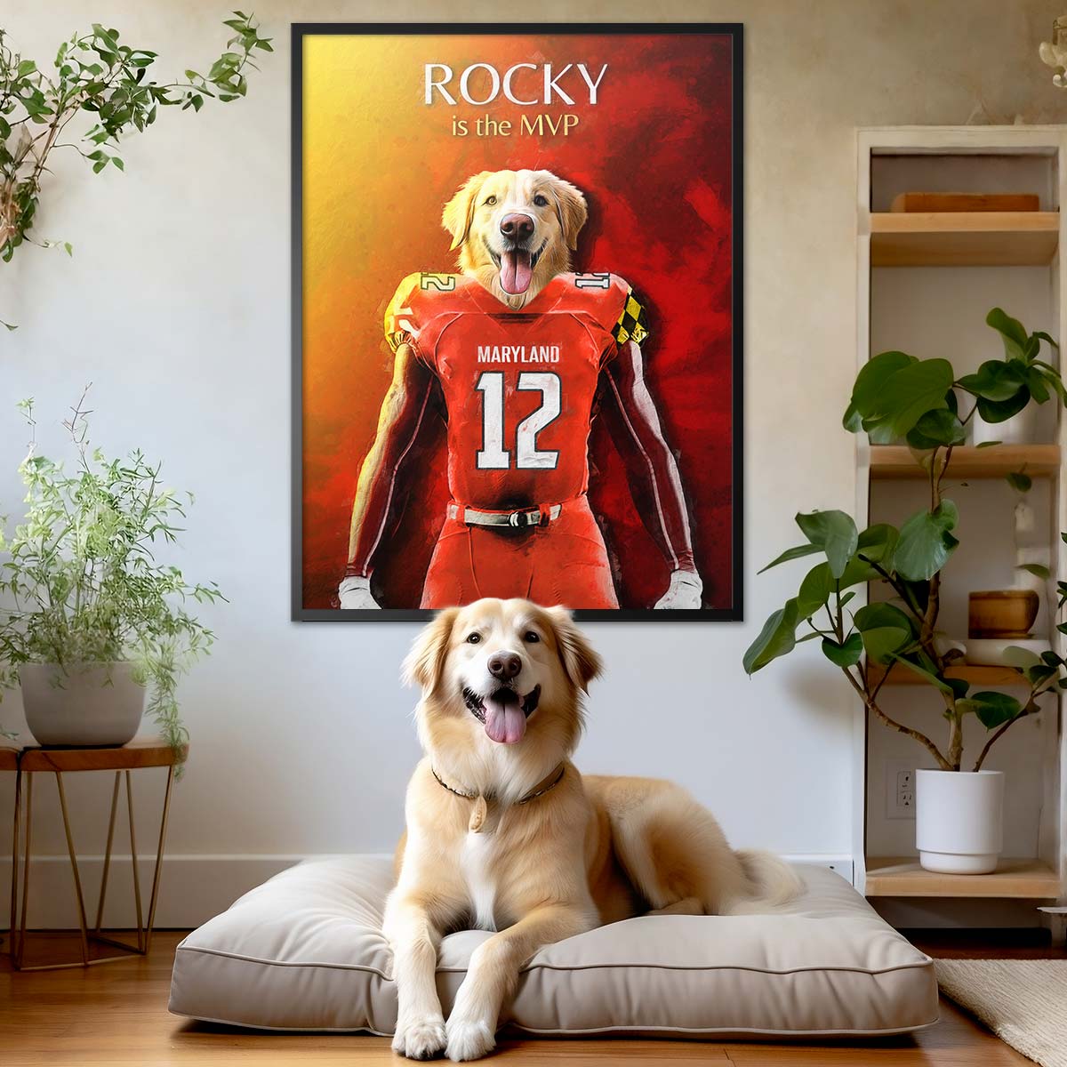 Maryland - Football Pet Portrait