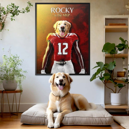 North Carolina State - Football Pet Portrait