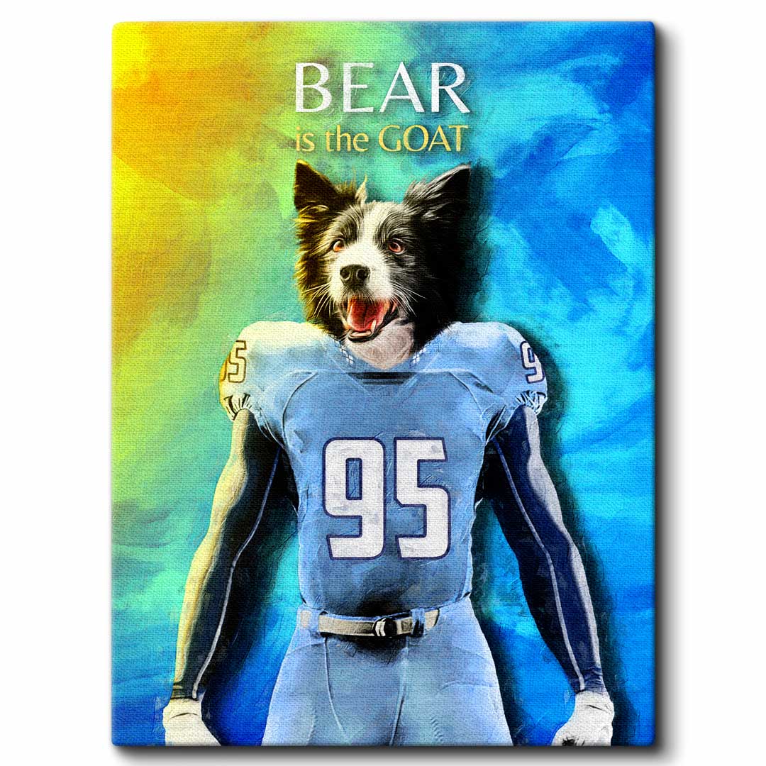 North Carolina - Football Pet Portrait