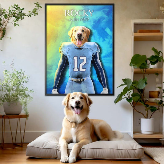 North Carolina - Football Pet Portrait