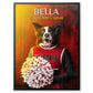 North Carolina State - Cheerleader Pet Portrait