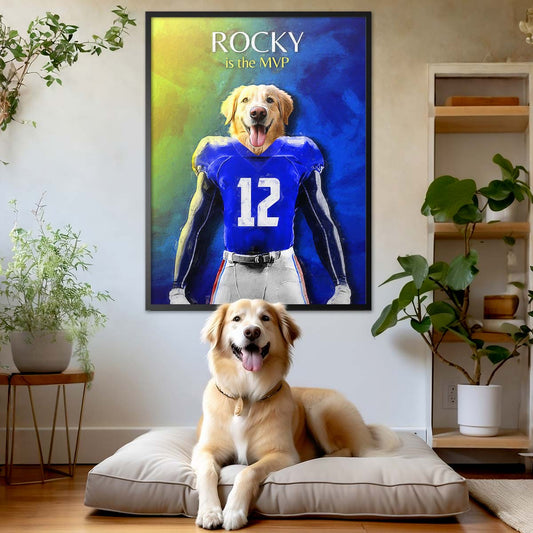 New York - Football Pet Portrait