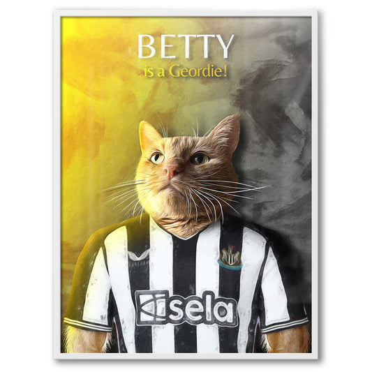 Newcastle - Football Pet Portrait