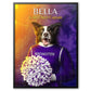 Northwestern - Cheerleader Pet Portrait