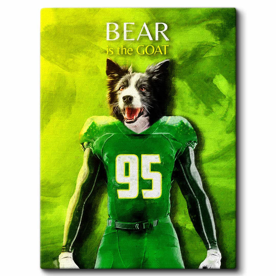 Oregon - Football Pet Portrait