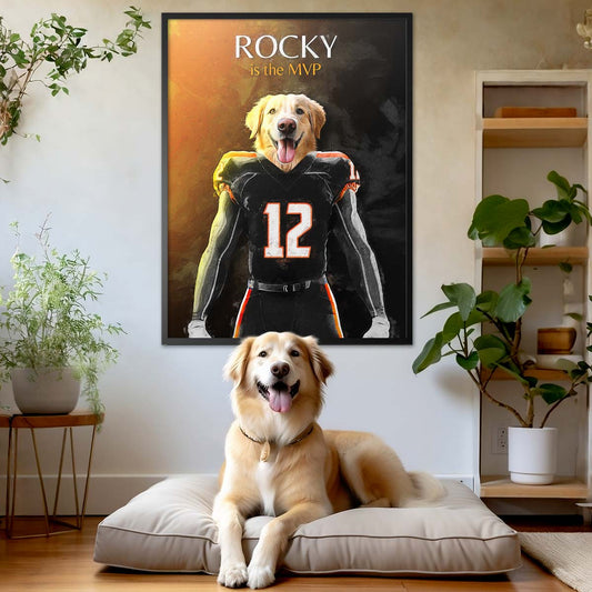 Oregon State - Football Pet Portrait