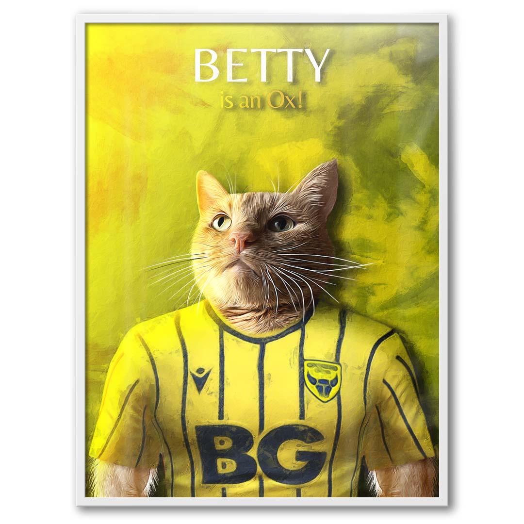 Oxford - Football Pet Portrait