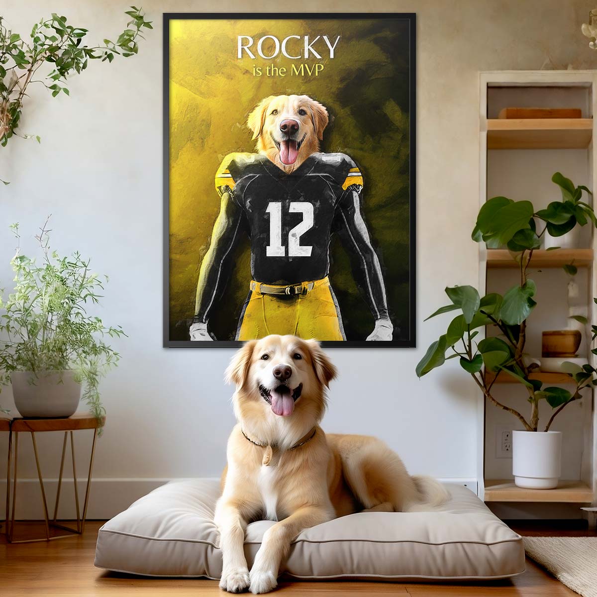 Pittsburgh - Football Pet Portrait