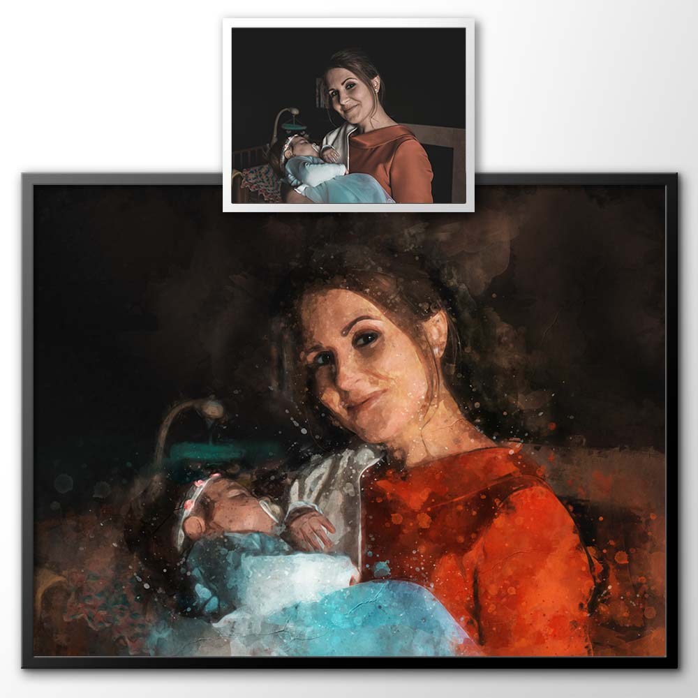 Photo to Art: Oil-Style Custom Painting