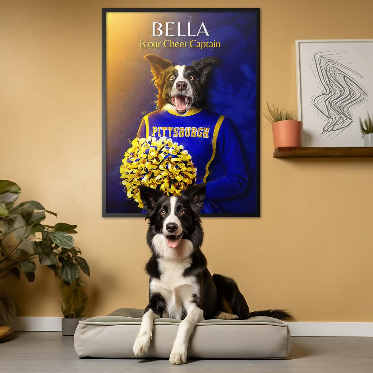 Pittsburgh - Cheerleader Pet Portrait