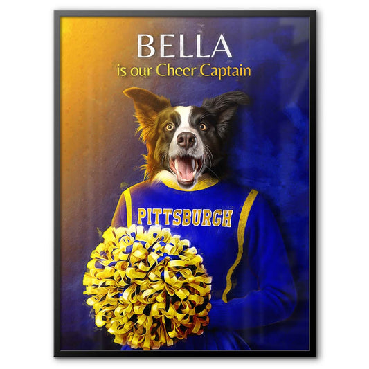 Pittsburgh - Cheerleader Pet Portrait