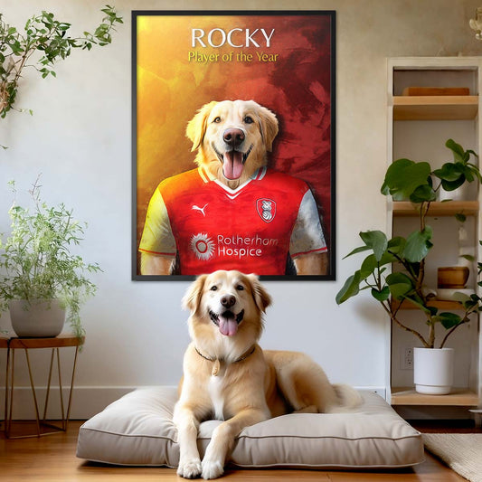 Rotherham - Football Pet Portrait