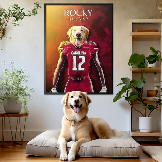 South Carolina - Football Pet Portrait