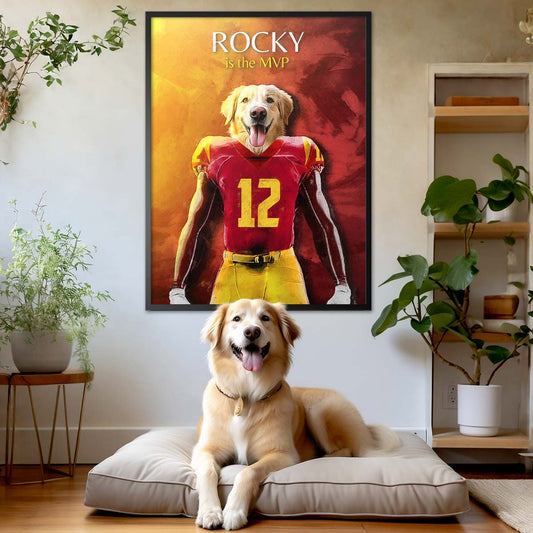 Southern California - Football Pet Portrait