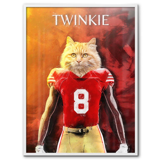 San Francisco - Football Pet Portrait