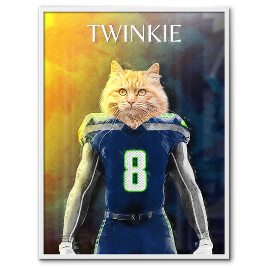 Seattle - Football Pet Portrait