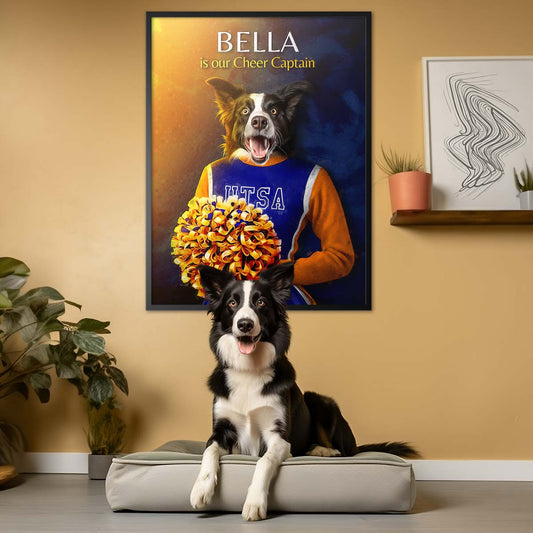 Texas (San Antonio) - Cheerleader Pet Portrait