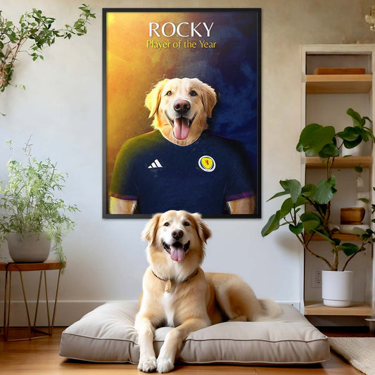 Scotland - Football Pet Portrait