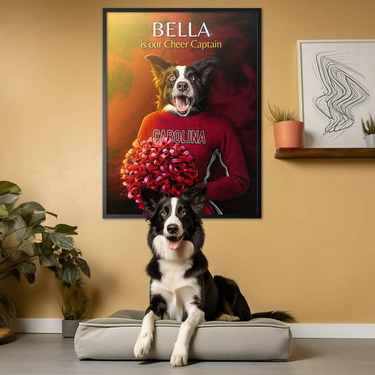 South Carolina - Cheerleader Pet Portrait