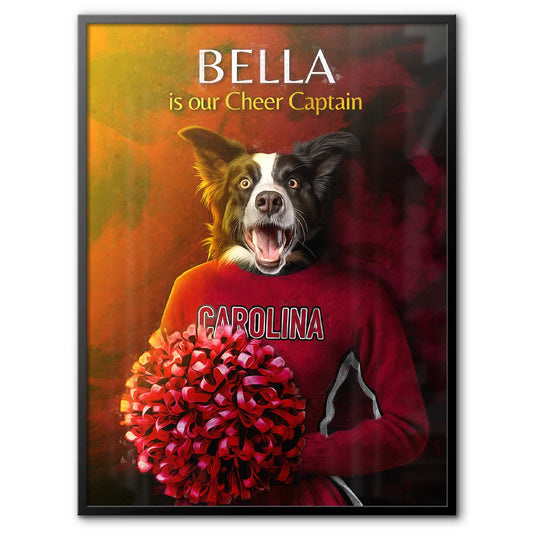 South Carolina - Cheerleader Pet Portrait