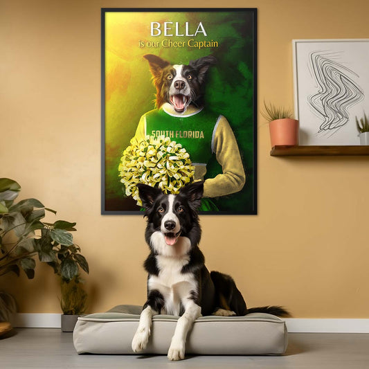 South Florida - Cheerleader Pet Portrait