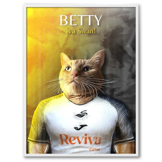 Swansea - Football Pet Portrait