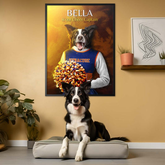 Syracuse - Cheerleader Pet Portrait