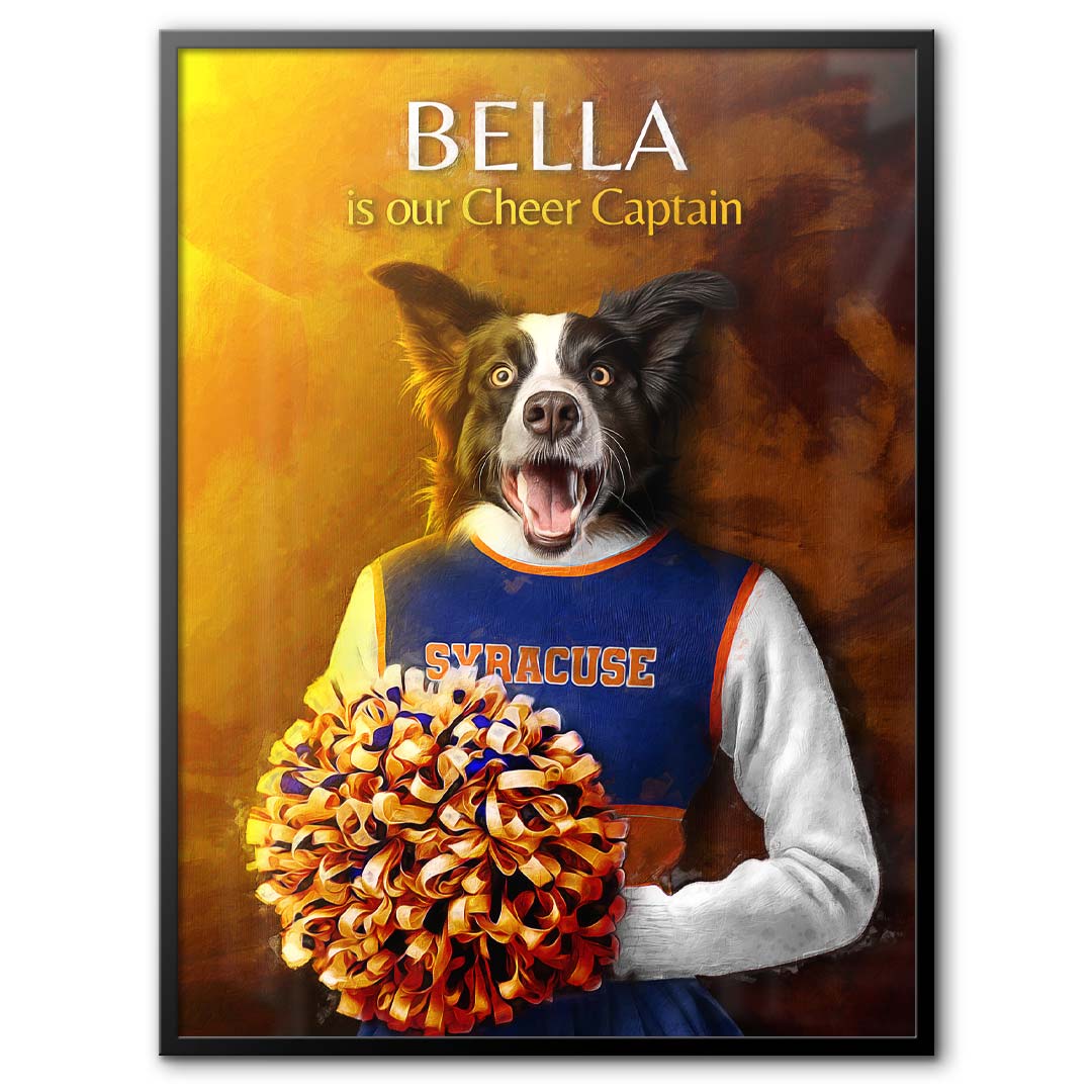 Syracuse - Cheerleader Pet Portrait