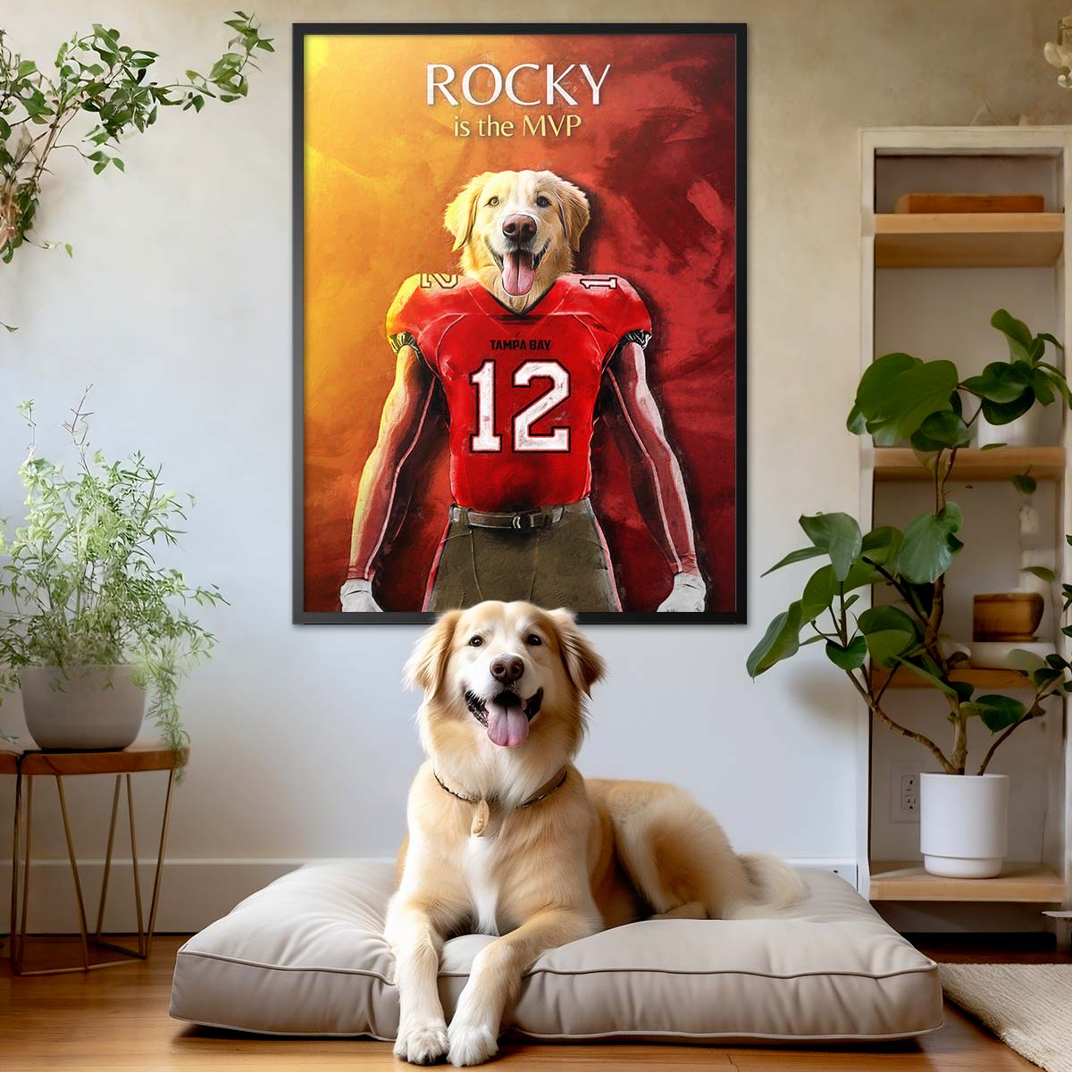 Tampa Bay - Football Pet Portrait