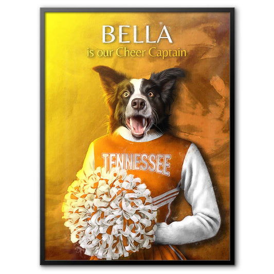 Tennessee - Cheerleader Pet Portrait