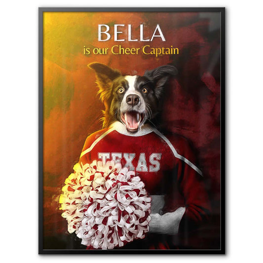 Texas (AM) - Cheerleader Pet Portrait