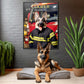 The Firefighter - Profession Pet Portrait