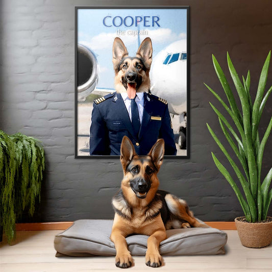 The Pilot - Profession Pet Portrait