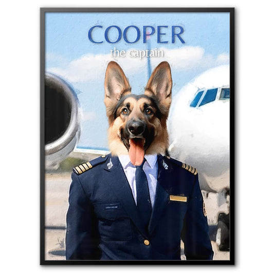 The Pilot - Profession Pet Portrait