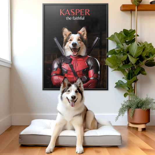 The Red Swordsman - Movie Pet Portrait